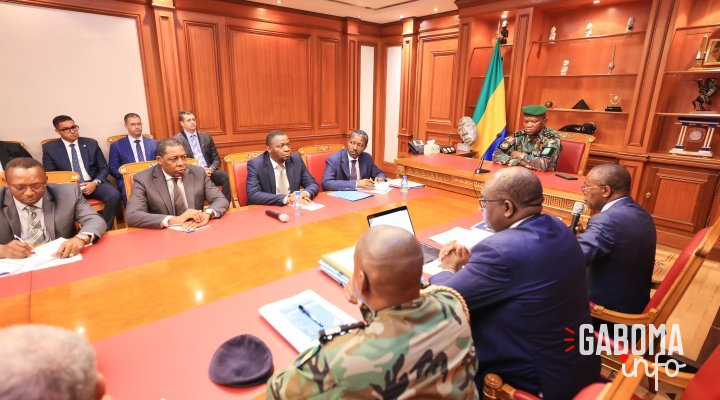 Une délégation de chefs d’entreprises chez Brice Oligui Nguema