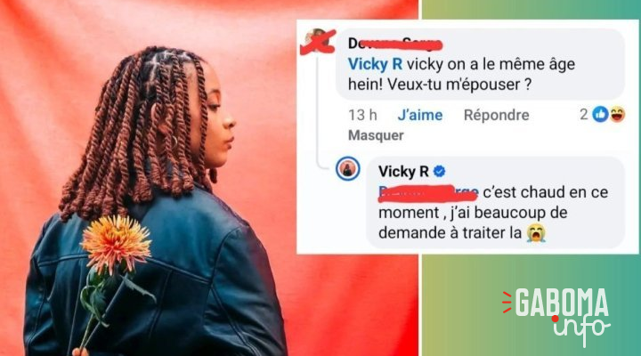 Un fan déclare sa flamme à Vicky R et lui demande sa main en ligne