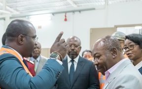 Nkok : Ali Bongo met en service la Raffinerie gabonaise de l’or et inaugure la zone logistique multimodale