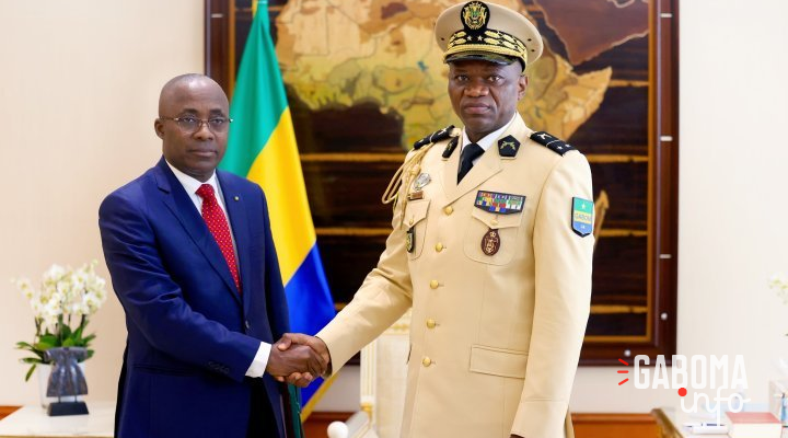 Brice Clotaire Oligui Nguema reçoit la Commission nationale de lutte contre la corruption et l’enrichissement illicite