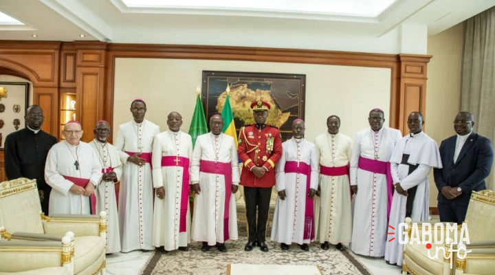 Rencontre fructueuse entre le président de la transition et la Conférence épiscopale gabonaise