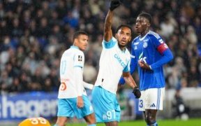 Ligue 1&nbsp;: Aubameyang buteur décisif dans la victoire de l’OM face à Strasbourg