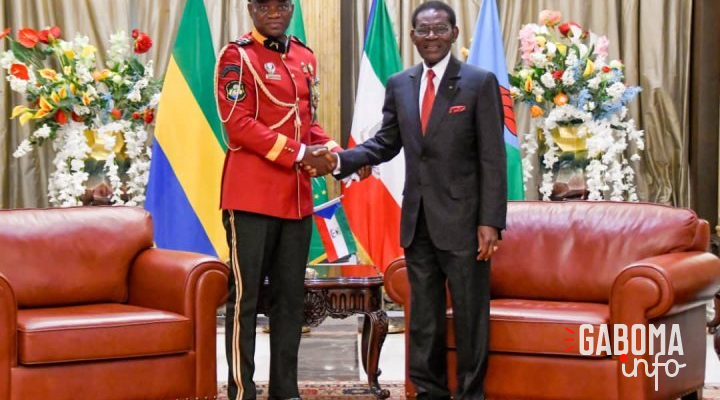 Brice Clotaire Oligui Nguema en visite officielle en Guinée équatoriale