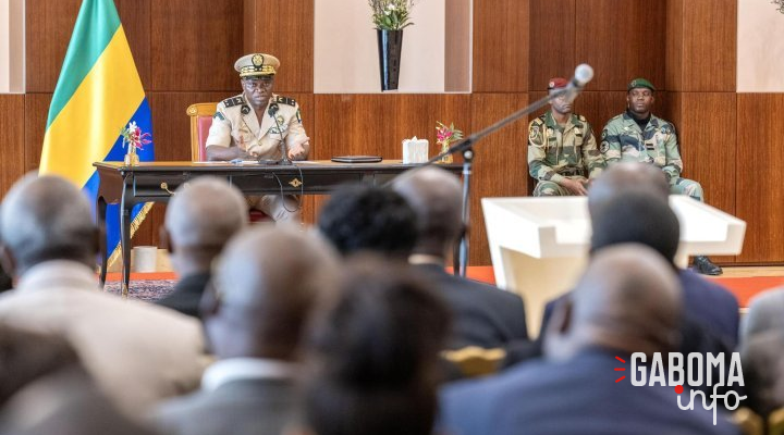 Le général Oligui Nguema appelle les travailleurs à une trêve sociale